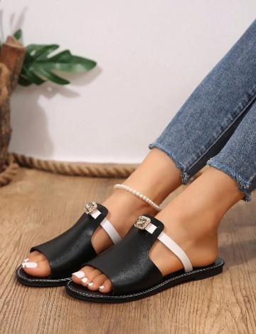 Slapi SHEIN, negru