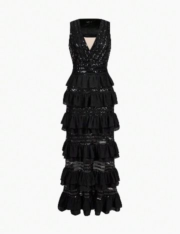 Rochie lunga MOTF, negru