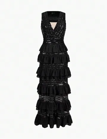 Rochie lunga MOTF, negru