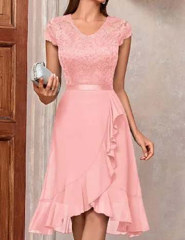 Rochie scurta Miusol, roz