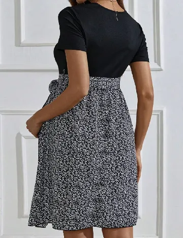Rochie scurta SHEIN Maternity, negru