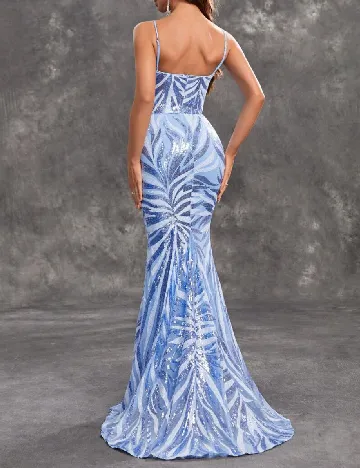 Rochie lunga Giffniseti, albastru