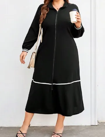 Rochie medie SHEIN CURVE, negru