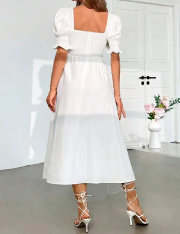 Rochie medie SHEIN, alb