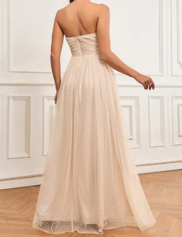 Rochie lunga SHEIN, crem