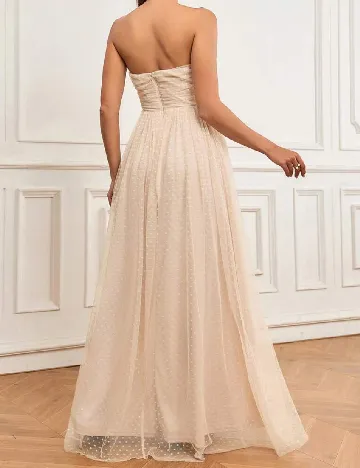 Rochie lunga SHEIN, crem