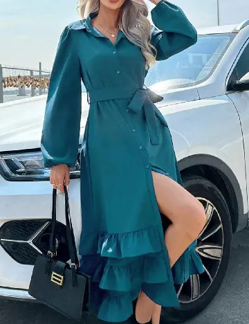 Rochie medie SHEIN, albastru