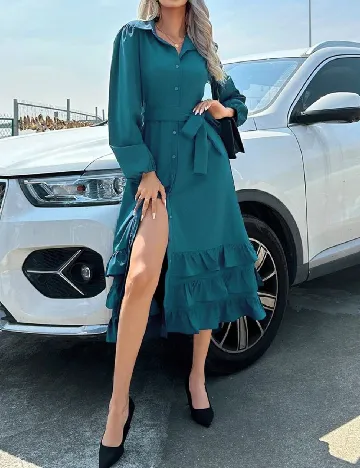 Rochie medie SHEIN, albastru
