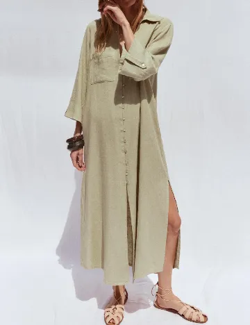 Rochie medie Zara, verde