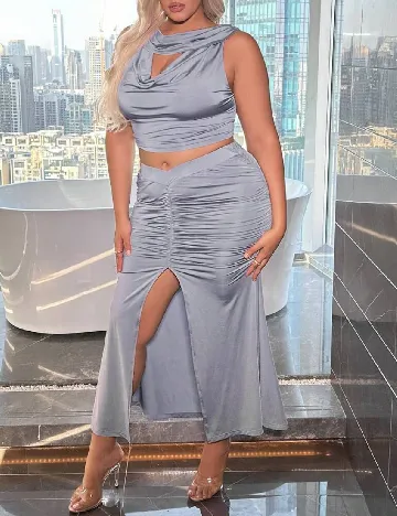 Compleu SHEIN CURVE, gri