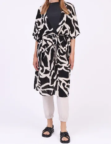 Kimono Comma, negru