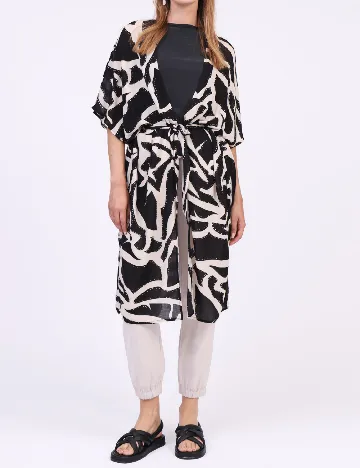 Kimono Comma, negru