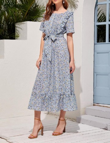 Rochie medie SHEIN, albastru