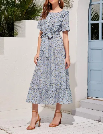Rochie medie SHEIN, albastru