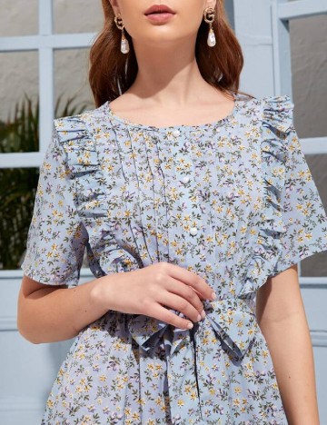 Rochie medie SHEIN, albastru