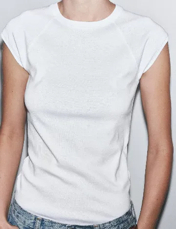 Tricou Zara, alb
