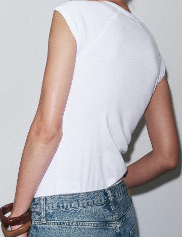 Tricou Zara, alb