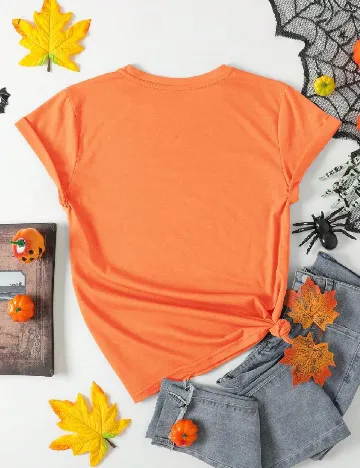Tricou SHEIN, portocaliu