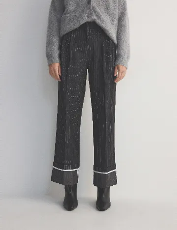 Pantaloni Reserved, gri inchis