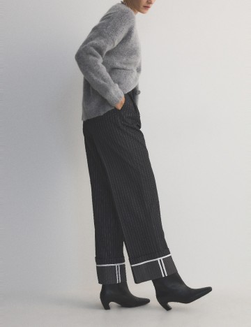 Pantaloni Reserved, gri inchis