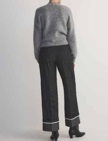 Pantaloni Reserved, gri inchis