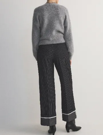 Pantaloni Reserved, gri inchis