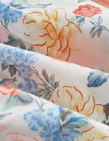 Top SHEIN, floral print