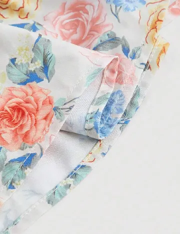 Top SHEIN, floral print