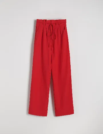Pantaloni Reserved, rosu