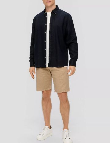 Camasa s.Oliver Plus Size Men, bleumarin inchis