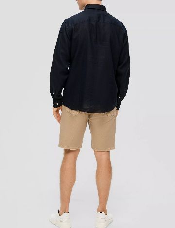 Camasa s.Oliver Plus Size Men, bleumarin inchis