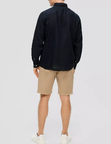 Camasa s.Oliver Plus Size Men, bleumarin inchis