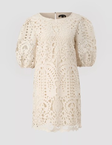 Rochie scurta Comma, crem