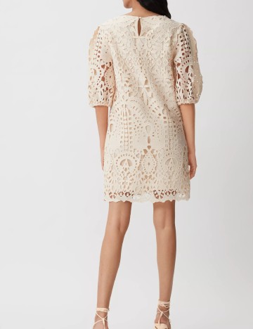 Rochie scurta Comma, crem