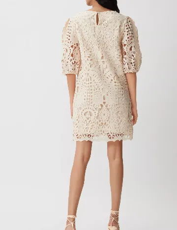 Rochie scurta Comma, crem