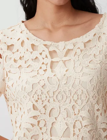 Rochie scurta Comma, crem