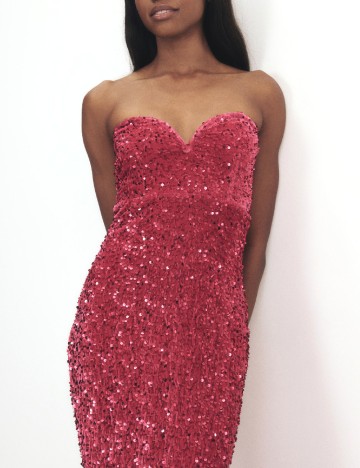 Rochie medie Reserved, roz