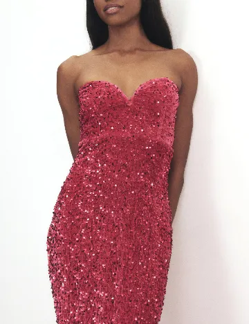 Rochie medie Reserved, roz