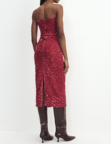 Rochie medie Reserved, roz