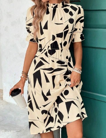 Rochie medie SHEIN, crem