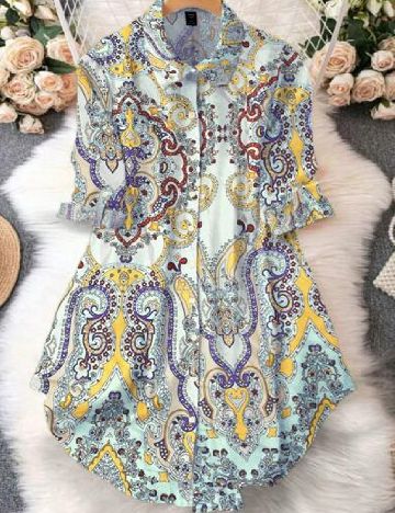 Rochie scurta SHEIN CURVE, mix culori
