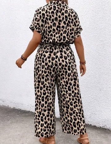 Salopeta SHEIN CURVE, animal print