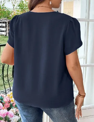 Bluza SHEIN CURVE, albastru
