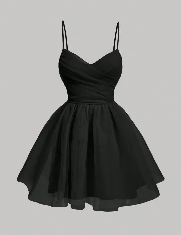 Rochie scurta SHEIN CURVE, negru