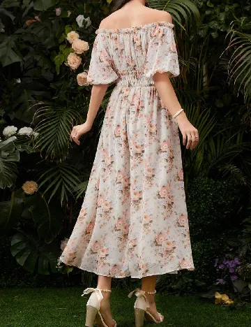 Rochie medie SHEIN, floral print