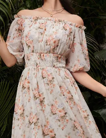Rochie medie SHEIN, floral print