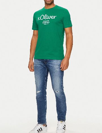 Tricou s.Oliver Plus Size Men, verde