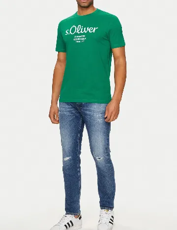 Tricou s.Oliver Plus Size Men, verde