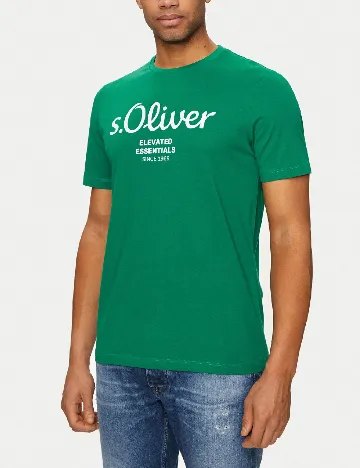 Tricou s.Oliver Plus Size Men, verde