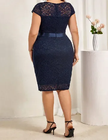Rochie scurta SHEIN CURVE, albastru